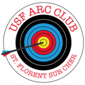 Logo de l'USF Arc club, club de tir à l'arc à Saint-Florent-sur-Cher